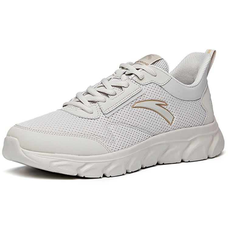 Anta Running Series Versatile Shock Absorbing Durable Breathable Low Top Running Shoes Men Sneaker Gray 912125526-2
