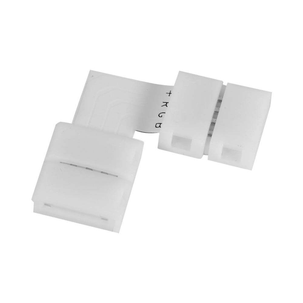 20PCS 4 Pin LED Strip Connector 10mm LED Strip Adapter Light Strip Adapter  Corner Connection