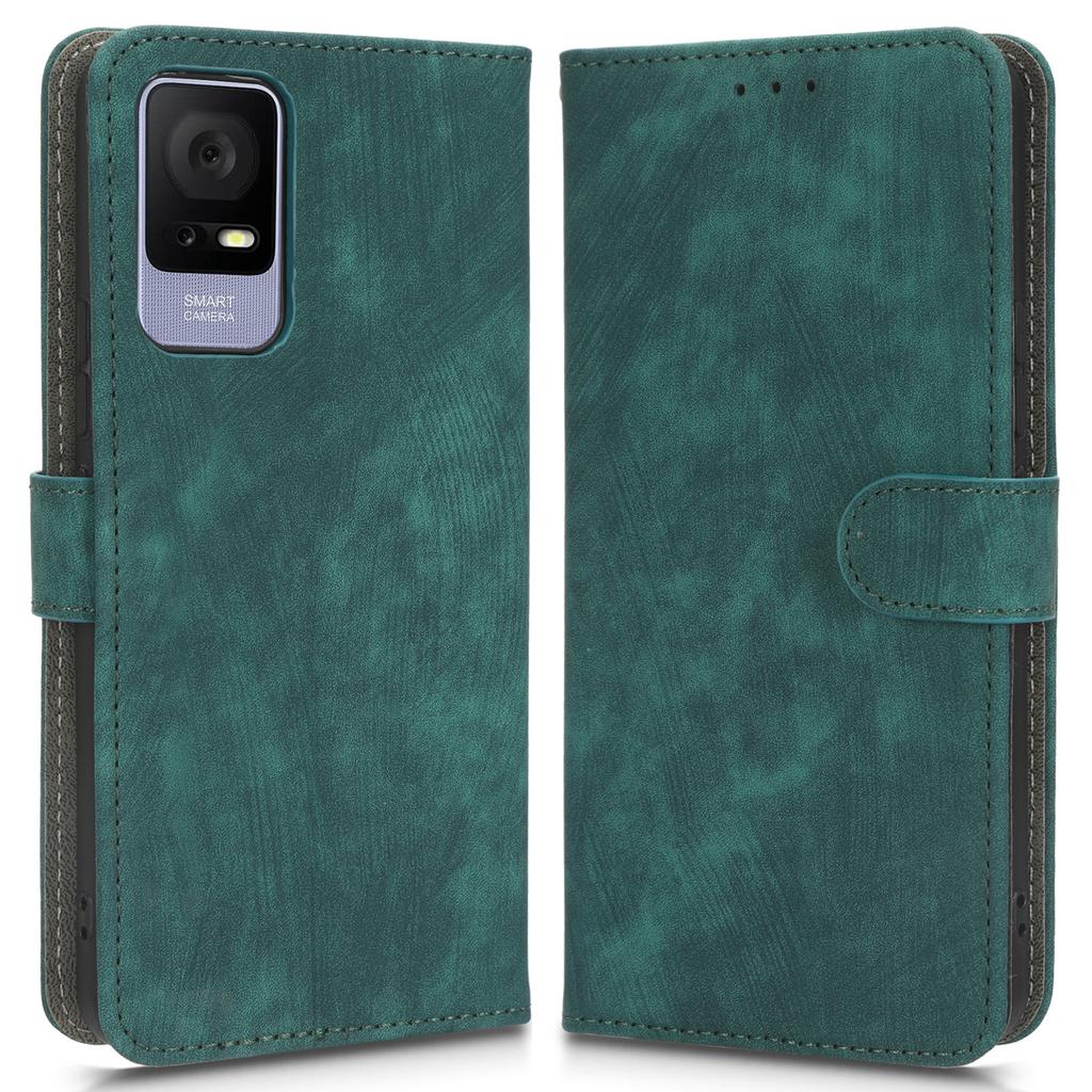 Für TCL 405 T506D/406/408 Telefon Lederhülle RFID-Blockierung Ständer Brieftasche Handyhülle