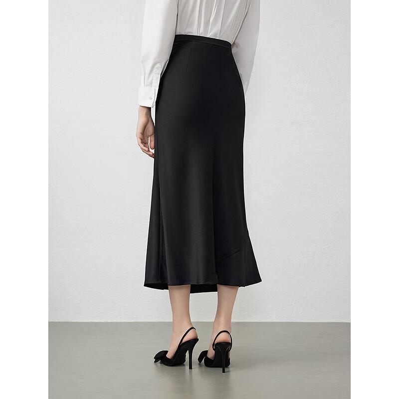 LANGZI Retro A-Line Casual Skirt