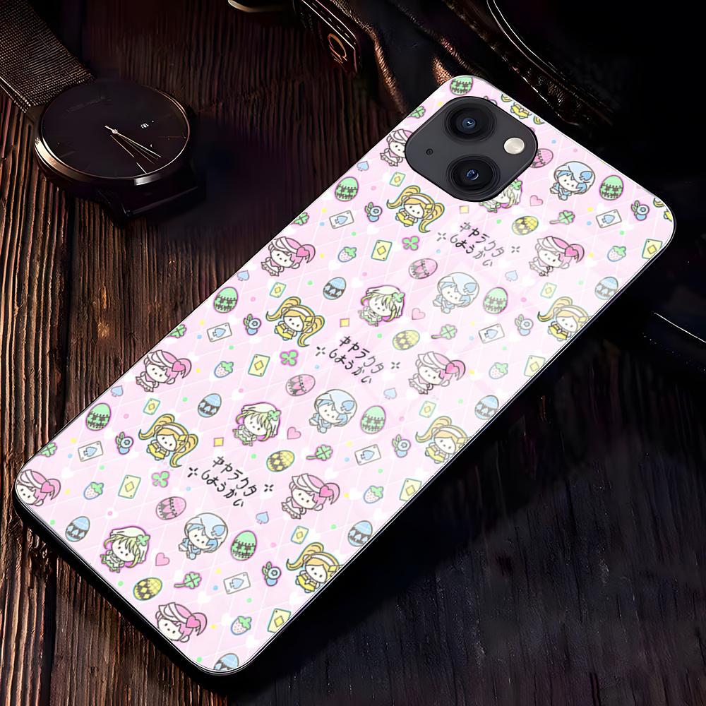 Shugo Chara Phone Case For IPhone 17 Pro Max 16 15 14 Pro Max 13 11 X Xs Xr 8 7Plus Glass Cover