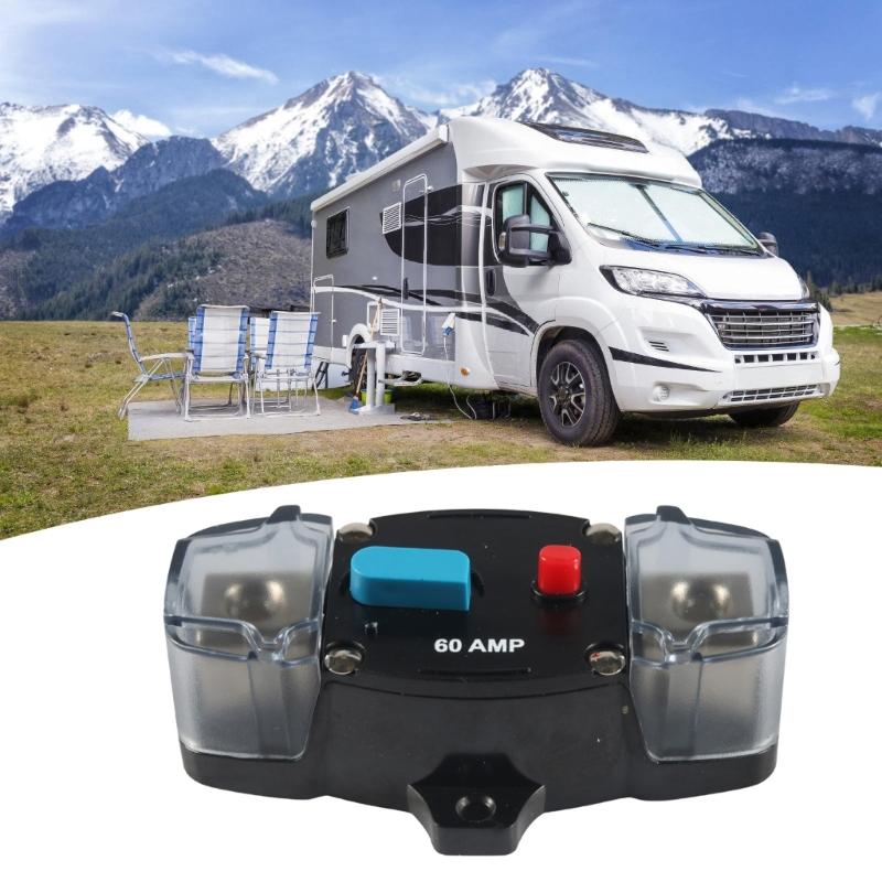 60A/100A/200A/250A Selbstwiederherstellender Leitungsschutzschalter mit manuellem Reset, geeignet für Trolling-Motor & Stereo-Sound-Schutz