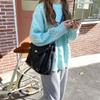 Women's Shoulder Bag Korean Fashion Large Capacity Simple Retro Satchel Versatile One Shoulder Diagonal Tote Bag
