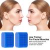 2Pcs Silicone Jaw Exerciser Portable Men Women Face Muscle Sculpting Jaw Bone Strengthener