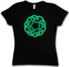 Celtic Knot Logo Sign III Girlie Shirt Celtic Knot Celtic Cross