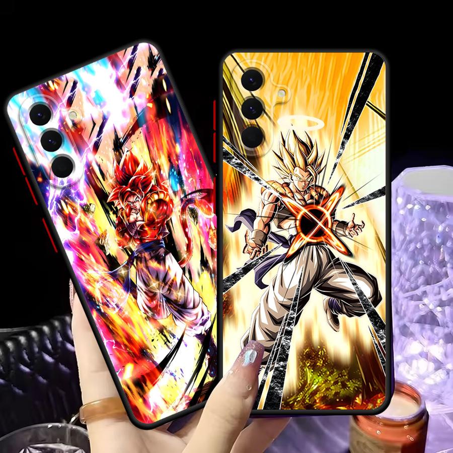 Back Phone Cover Case for Samsung Galaxy A22 A34 A24 A25 A26 A52 A56 A54 A35 A36 A73 A53 A21s Dragon Ball Goku Talent
