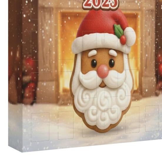 Pepperkakemann Julekalender 2025 24 Dager Nedtelling til Jul med Mini Pyntesett Julegave til Barn og Familie