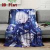 Genshin Impact Fina 2D Flat Pattern Flannel Blanket High quality All Seasons Warmth and Comfort Perfect for Christmas Gifts.SMT0917571