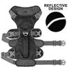 No Pull Escape Proof Dog Harness Reflective Nylon Pet Vest with Handle Adjustable-Good