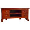 Day and Night - Day and Night TV Cabinet Solid Mahogany Wood Classic Brown 100x40x45 Cm