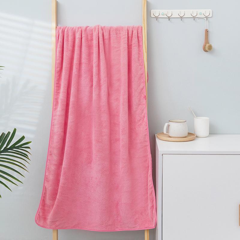 Multipurpose Use Coral Velvet Towel Bathroom Towel Set Spa Over Sized Towels for Household
