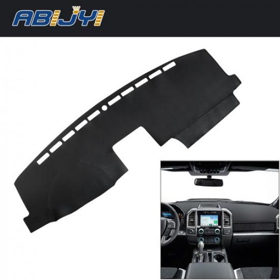 Leather Car Dashboard Cover Non-Slip Dashmat Dash Mat For Ford F-150 Lobo Raptor