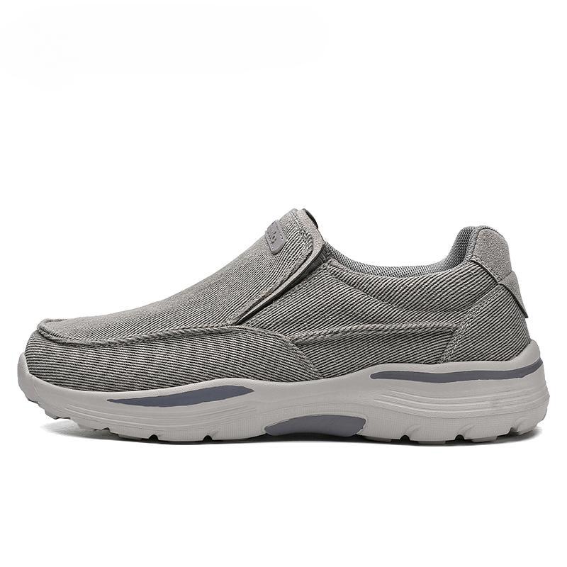 Men's Casual Shoes Canvas Breathable Loafers Male Comfortable Outdoor Walking Shoes Classic Loafers Sneakers