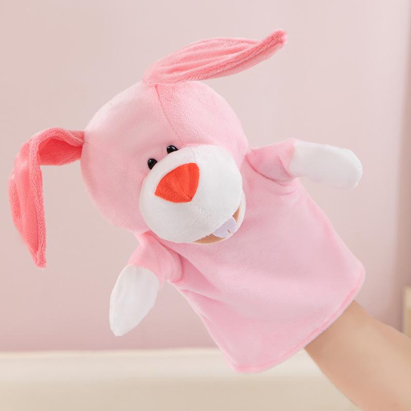 Hand Puppet Toy Animal Hand Soothing Doll Show Lion Can Open Mouth Animal Doll Kindergarten Lecture Props
