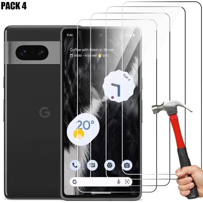 Verre Trempé - BOOLING - pour Google Pixel 7 - Antichoc - Lot de 4