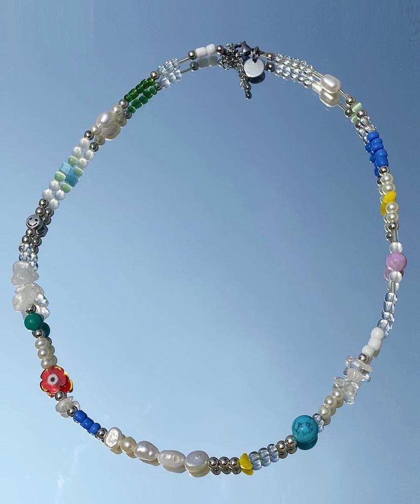 Runds Multi Bead Necklace 02