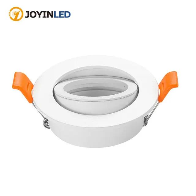 High Quality   Adjustable Spot Light Fixture LED DownlightAluminum Round GU10 MR16 Ceiling Spot Light Frame