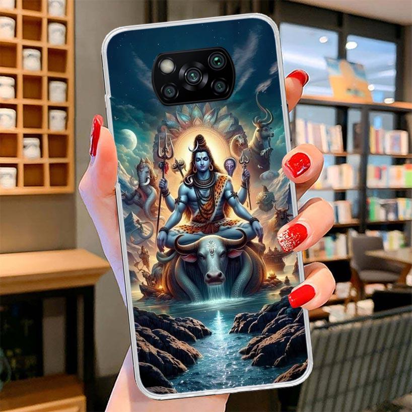 Lord Shiva Hindu God Buddha India Cover Phone Case For Xiaomi Poco F7 Ultra X7 X6 X5 Pro M7 Redmi 15C 15 13C 13 12C 12 10C 10 9A