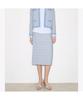 Tolibeochi Viscose Skirt - Vanilla / Blue