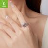 Vintage Rotatable Rudder Live Ring Men'S And Women'S Personality Medium Antique S925 Sterling Silver Ring