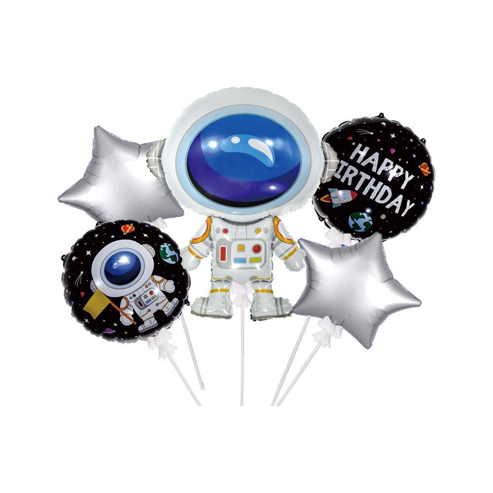 Space Astronaut Party Set: Bunting, Napkins, Plates, Tablecloth, Cutlery & Cards