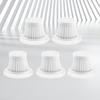 5pcs Car Vacuum Cleaner Filter Easy Installation and Removal HEPA Car Vacuum Filter Portable Handheld Vacuum Cleaner Accessories