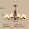 American Retro Iron Art Chandelier for Living Room, Bedroom, Dining Room - Modern & Country Style