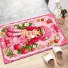 1pc Princess Strawberry Design Printed Area Rug Carpet for Bedroom Living Room Home Decor Rugs Mat Non Slip Mat Rug for Bedside