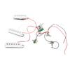 Electric Guitar Pickups Kit Prewired Set Single Coil with Timbre Volume Line Replacement for ST