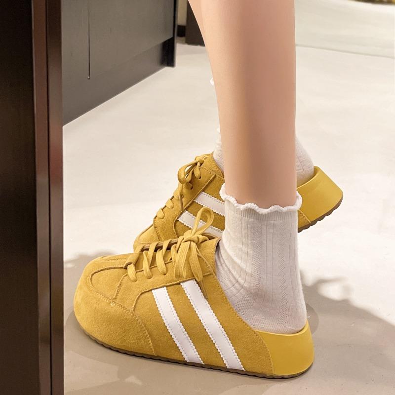Spring and summer new fashion lace-up casual style versatile inner height increase soft bottom bag head half slippers
