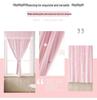 Self-Adhesive Blackout Velcro Curtain with Header for Balcony, Bedroom, Bay Window