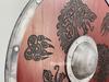 Medieval Handmade Shield - Wolf Design Battleworn Shield