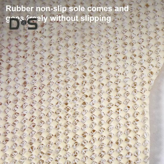 Bathroom Floor Mat Cartoon Puppy Printing Hollow Out Non-slip Rubber Backing Catch Hair Cuttable Quick Drainage Shower Mat for Living Room Balcony