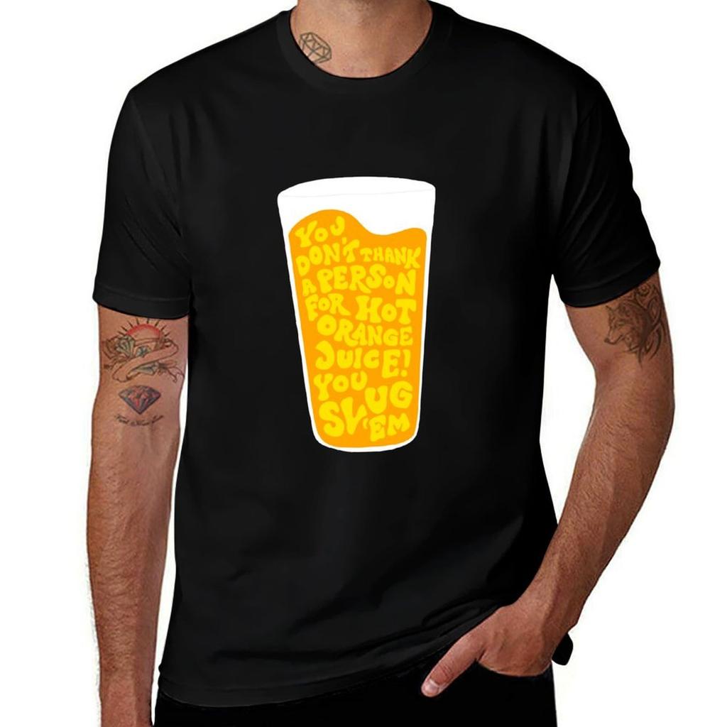 hot orange juice TShirt Casual Daily Outfit TShirt