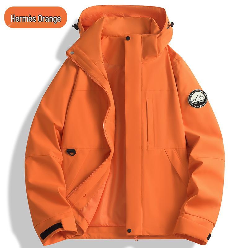 Men's Hooded Detachable Ski & Mountaineering Jacket for Outdoor Adventures