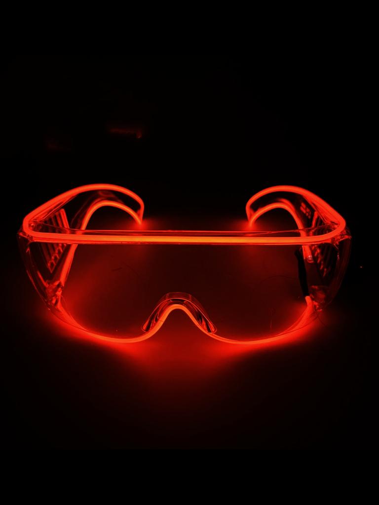 Cool Technology Luminous Glasses Led Disco Dancing Luminous Ktv Bar Electric Syllable Atmosphere Props Without Batteries.