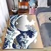 Stunning Wave Design Rug for Home Decor Suitable for Use As an Anti-slip Game Mat for Living Room and Bedroom Sofas