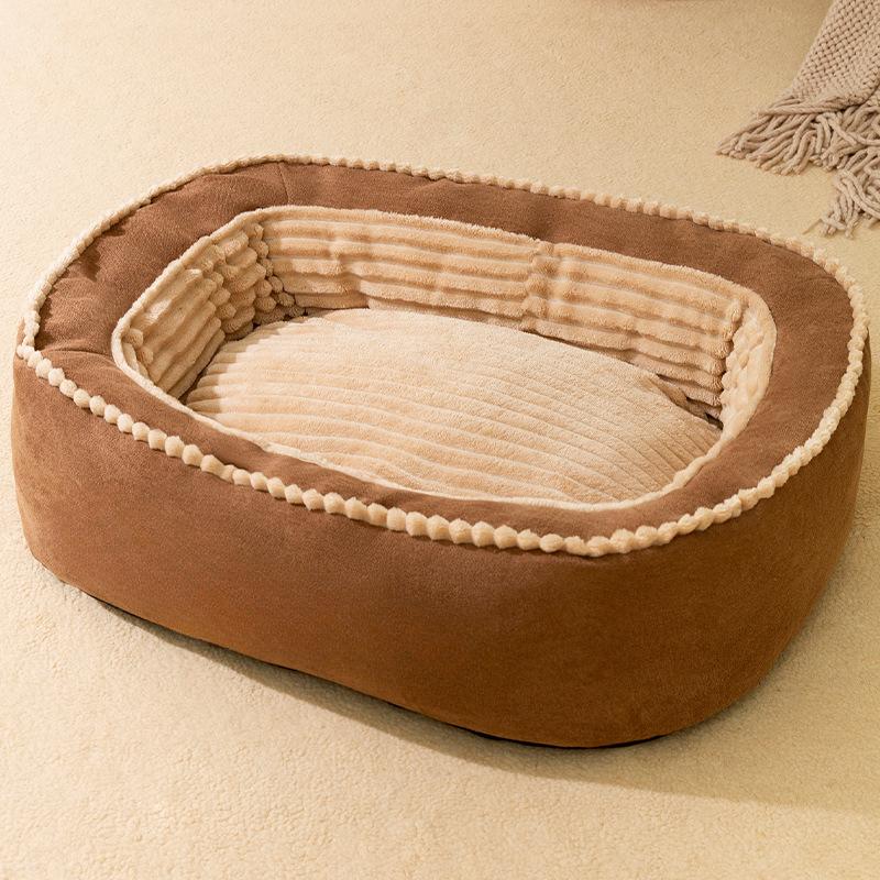 

Матрас для золотистого ретривера с защитой от укусов для средних и крупных собак, съемный и моющийся, четырехсезонный коврик для собак, товары для животных S 60*50*17cm