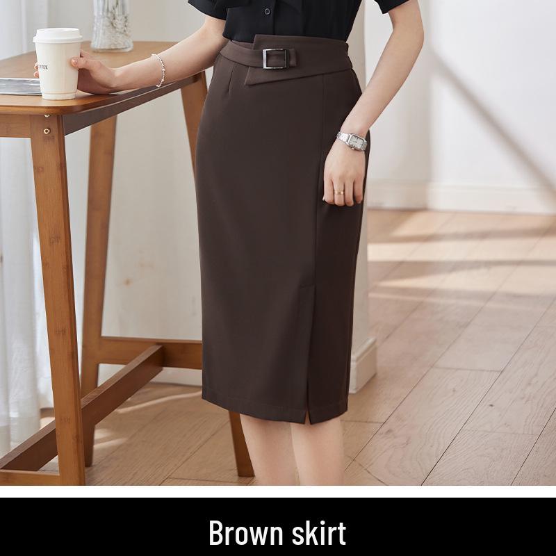Stilvoller Damen-Bleistiftrock in mittlerer Länge für Frühling, Herbst und Sommer - Professionell, Schlankmachend und mit Pendler-Temperament