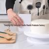 Right-Angle Plastic Cream Cake Spatula and Smoother Tool