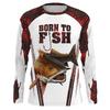 Fishing Enthusiast Men's and Women's 3D Print T-shirt Street Casual Long Sleeve Crew Neck Tees Top Fall Clothing