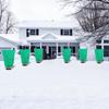 80 X 100cm Plant Frost Protection Cover Nonwoven Outdoor Windproof Warm Winter Freeze Guard for Greenhouse/Garden