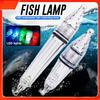 1PC Submersible LED Fishing Light, Waterproof Underwater Fish Attractor Lamp Bright Glow In Dark Multi-Color for Night  Fishing