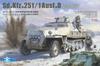 Snowman Models German Sdkfz Late Armored Personnel Carrier Plastic Model Kit SP358001 1/35 251/1D (Military Vehicle)
