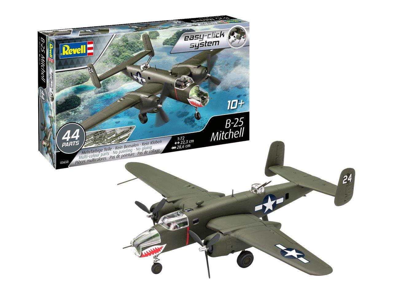 

German Level US Army Air Corps Mitchell Plastic Model 03650 1/72 B-25