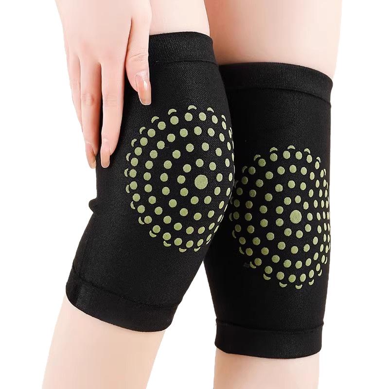 Wormwood Heated Knee Pads Anti-Slip Leg Warmers for Men & Women - Lightweight, Long Tube Sleeve for Joint Comfort