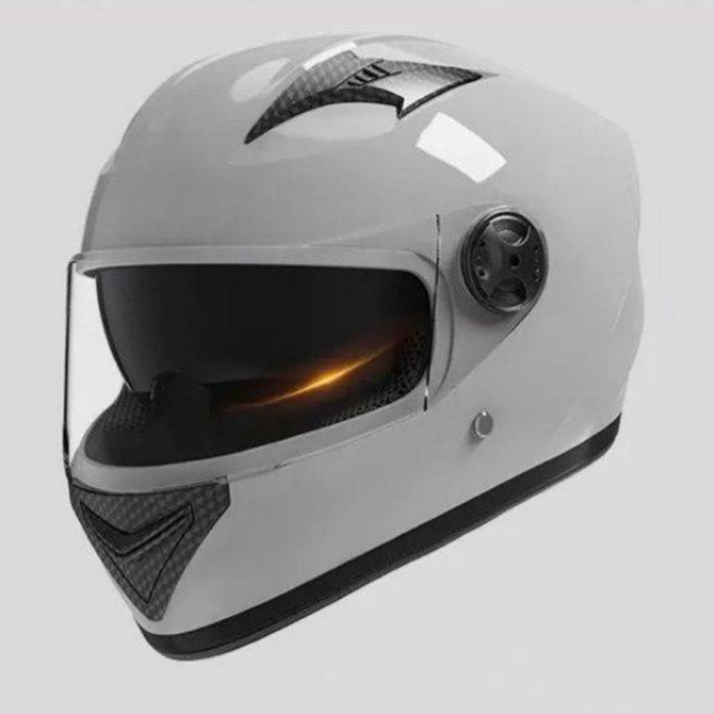 Applicable to motorcycle electric vehicle double-sided mirror helmet men's and women's helmets to keep warm in winter