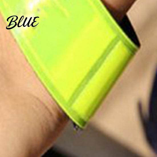 Nighttime Cycling Reflector Reflective Wristband Automatic Adsorption Easy to Wear