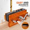 Guide Woodworking Tools Central Positioning Automation Doweling Hole Jig Vertical Center Puncher Pocket Hole Jig Drill