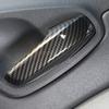 Car Door Armrest Handle Cover Carbon Fiber For Mercedes Smart Fortwo 451 2009-2014 Trim Door Bowl Frame Stickers Interior